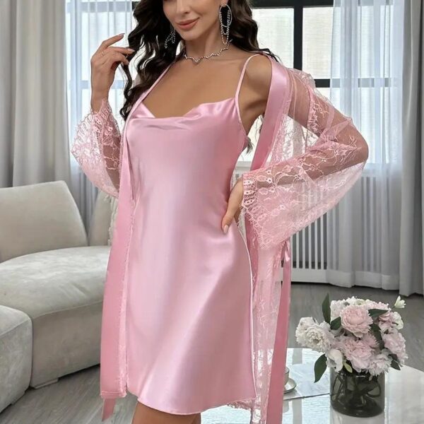 Luxurious Light Weight Silk Nightwear Set