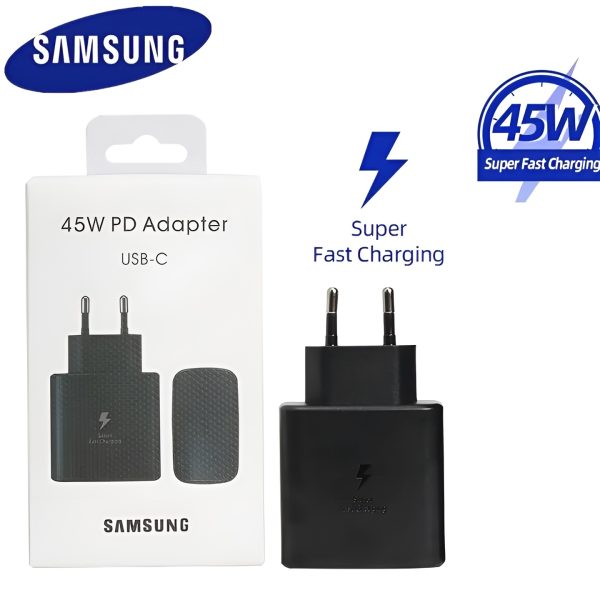 Original Samsung 45w Super Fast Charger With Type C